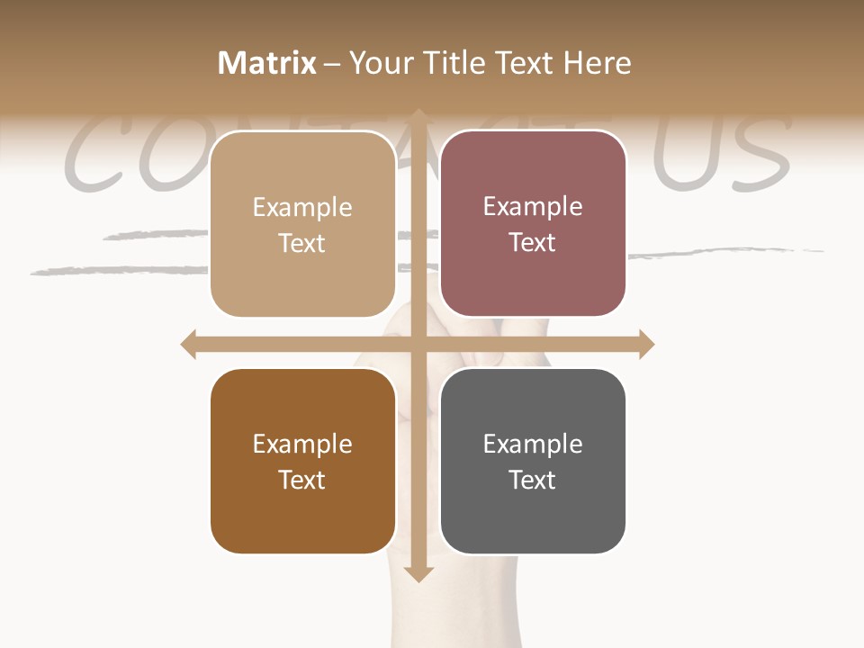 Icon Close Correspondence PowerPoint Template
