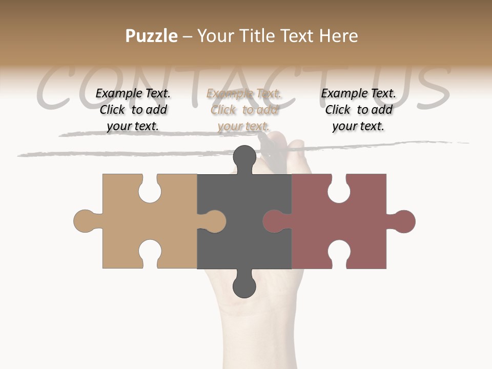 Icon Close Correspondence PowerPoint Template