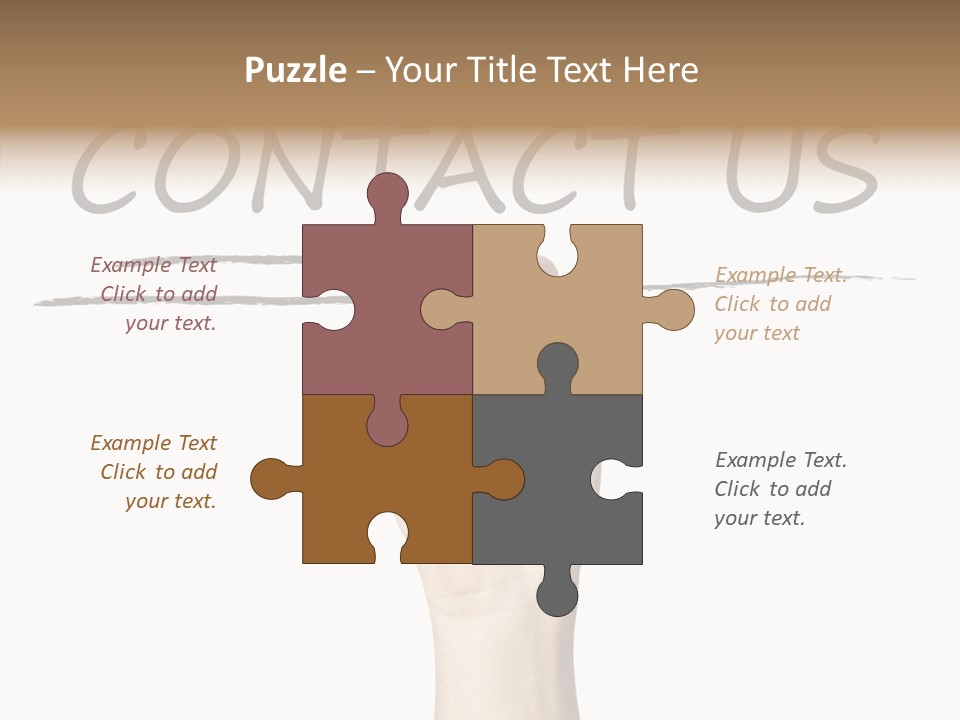 Icon Close Correspondence PowerPoint Template
