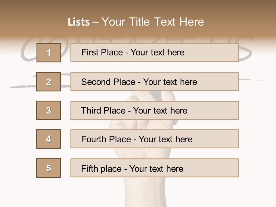 Icon Close Correspondence PowerPoint Template