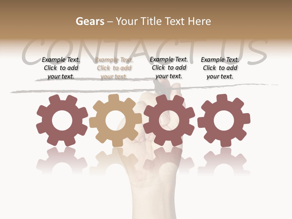 Icon Close Correspondence PowerPoint Template