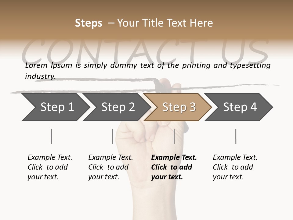 Icon Close Correspondence PowerPoint Template