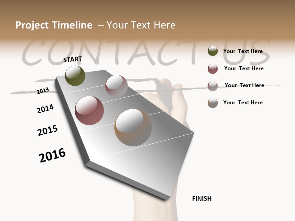 Icon Close Correspondence PowerPoint Template