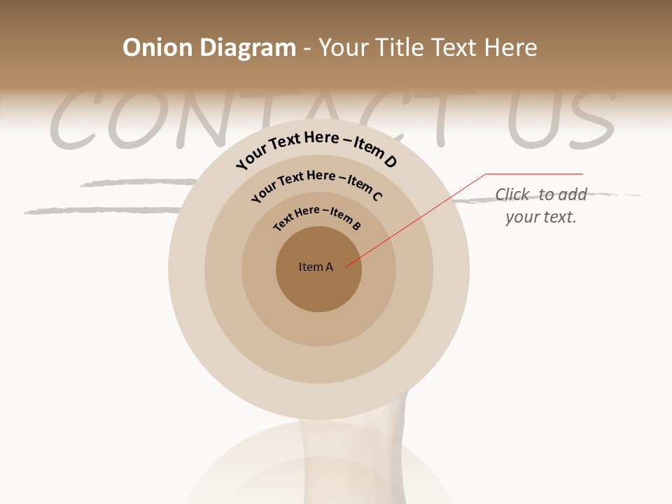 Icon Close Correspondence PowerPoint Template