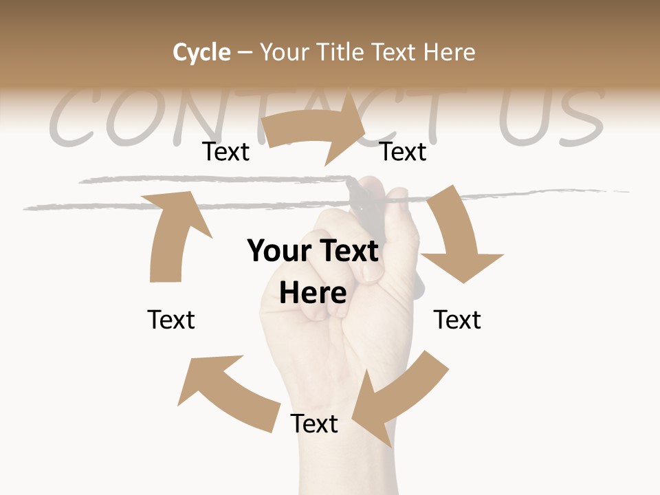 Icon Close Correspondence PowerPoint Template