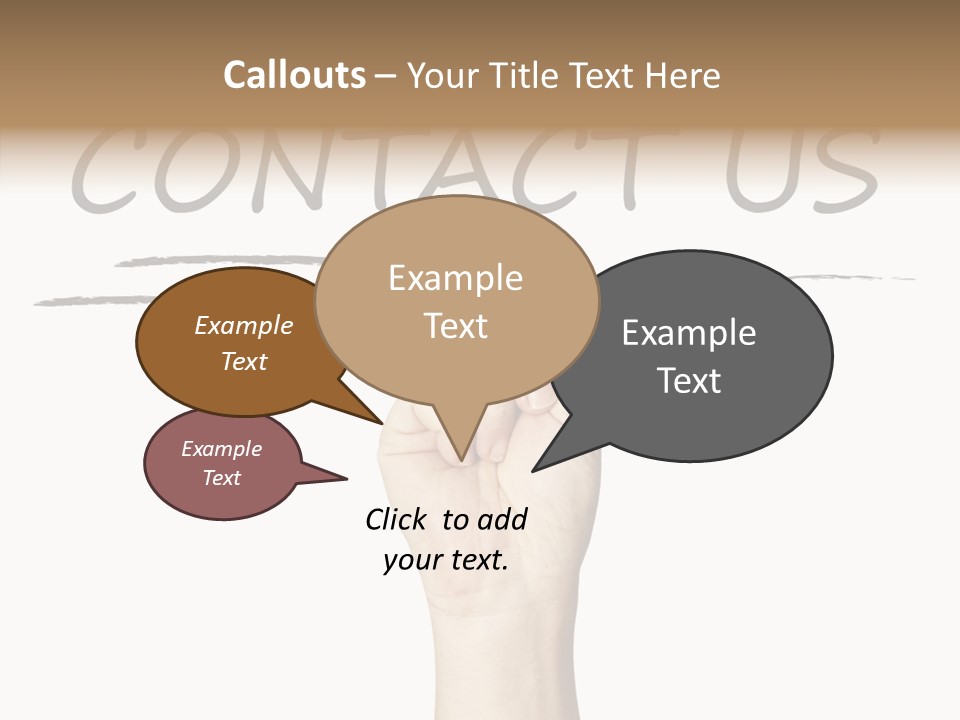 Icon Close Correspondence PowerPoint Template