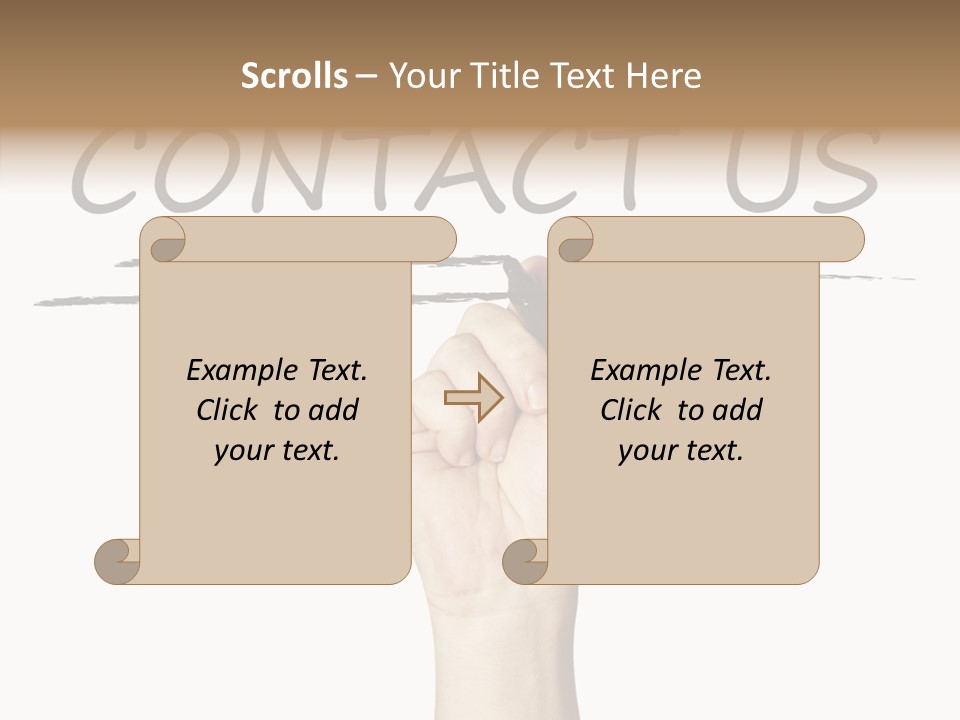Icon Close Correspondence PowerPoint Template
