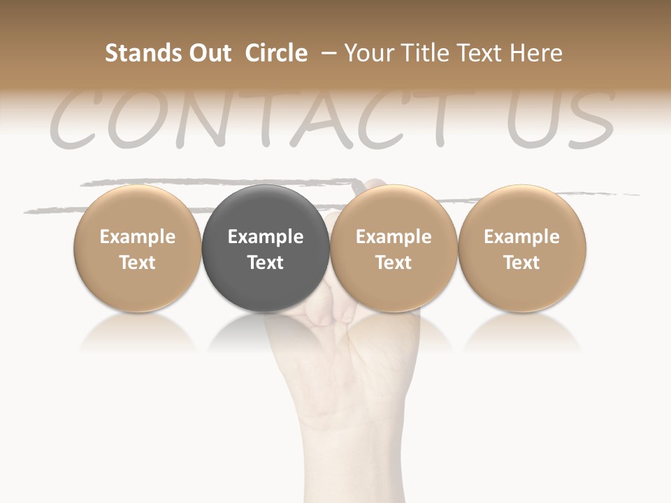 Icon Close Correspondence PowerPoint Template