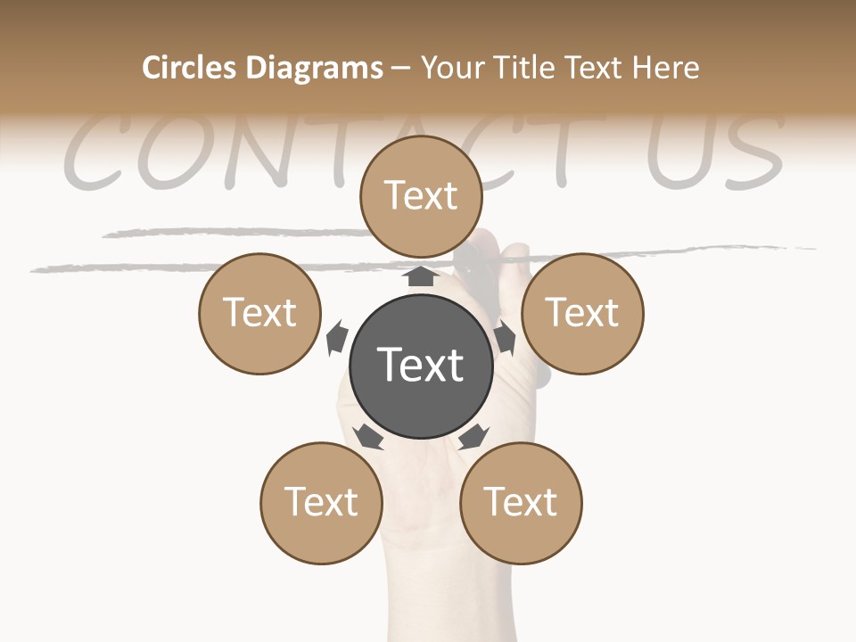 Icon Close Correspondence PowerPoint Template