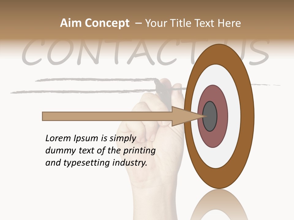 Icon Close Correspondence PowerPoint Template