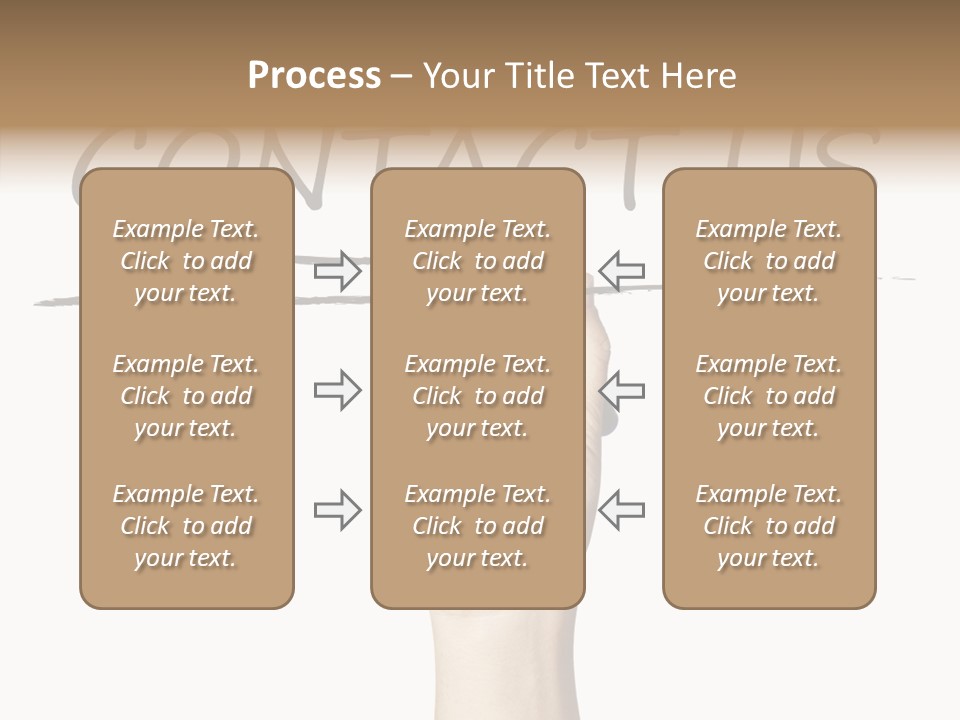 Icon Close Correspondence PowerPoint Template