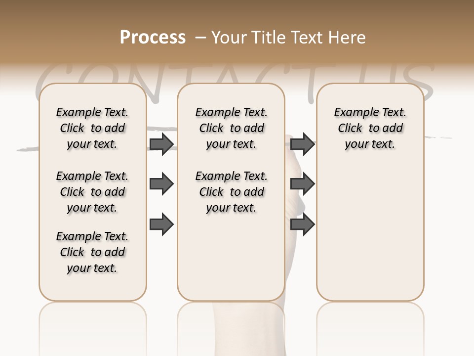 Icon Close Correspondence PowerPoint Template