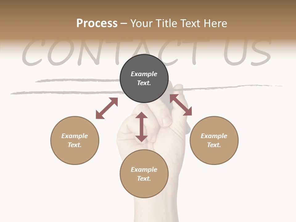 Icon Close Correspondence PowerPoint Template