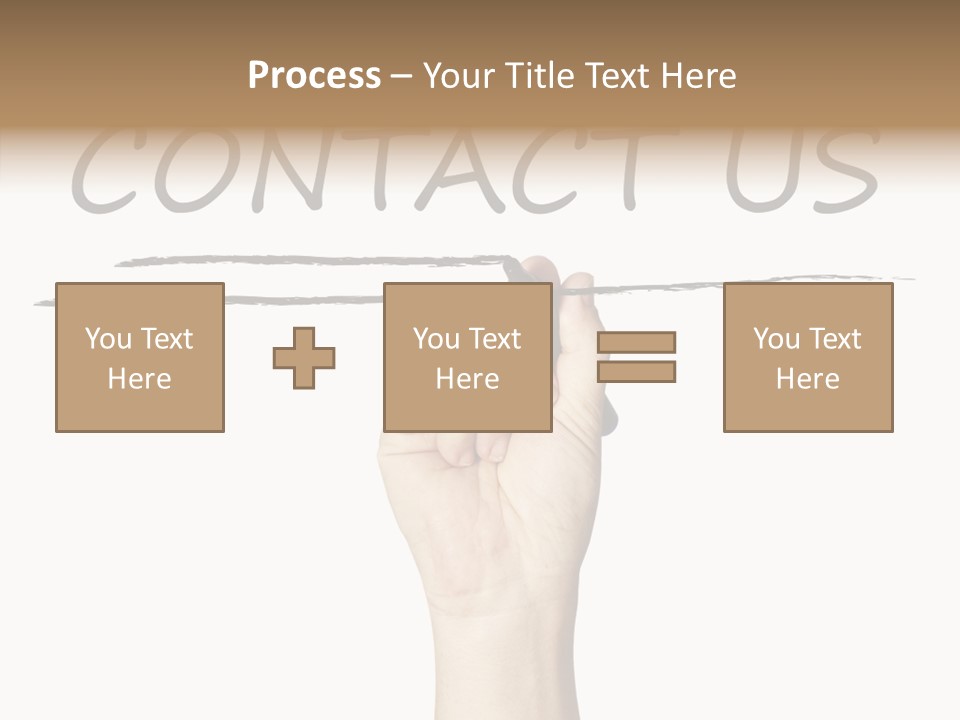 Icon Close Correspondence PowerPoint Template