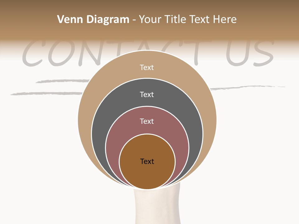 Icon Close Correspondence PowerPoint Template