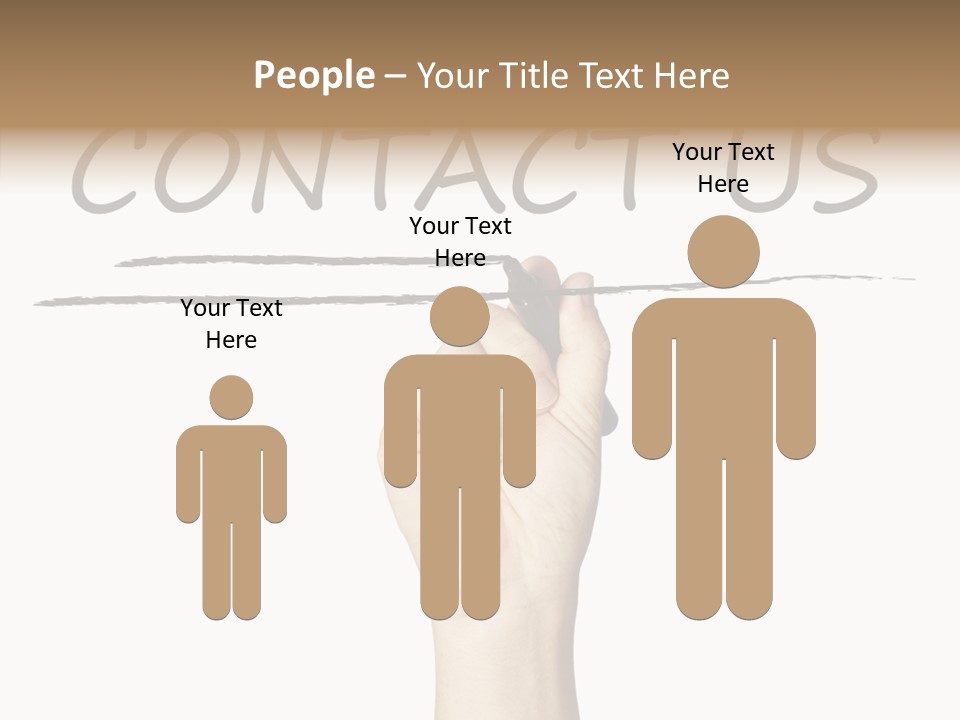 Icon Close Correspondence PowerPoint Template