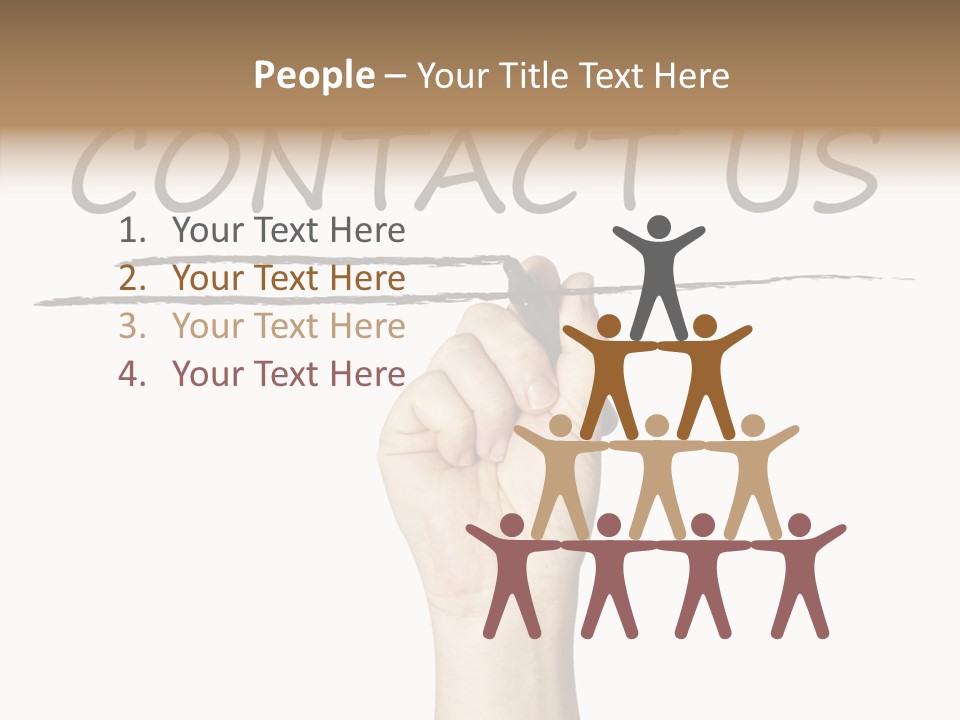 Icon Close Correspondence PowerPoint Template