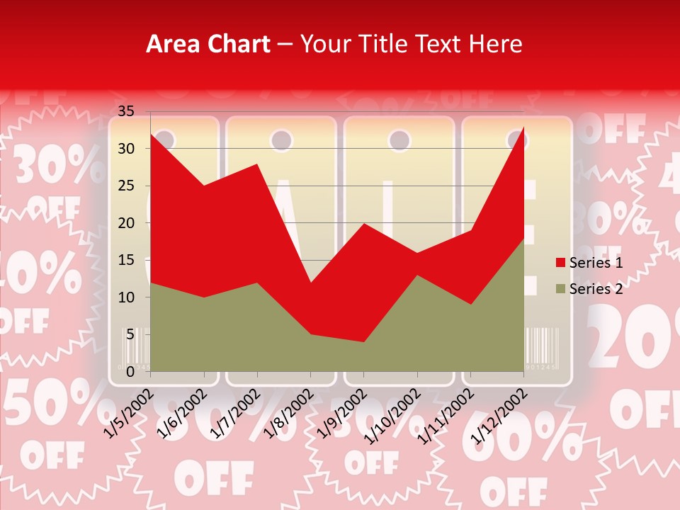 Department Store Illustration Reduce PowerPoint Template