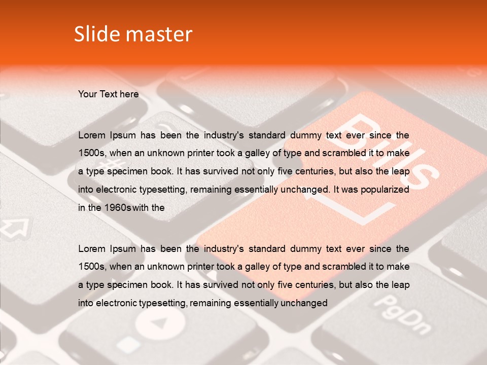 Payment Online Illustration PowerPoint Template