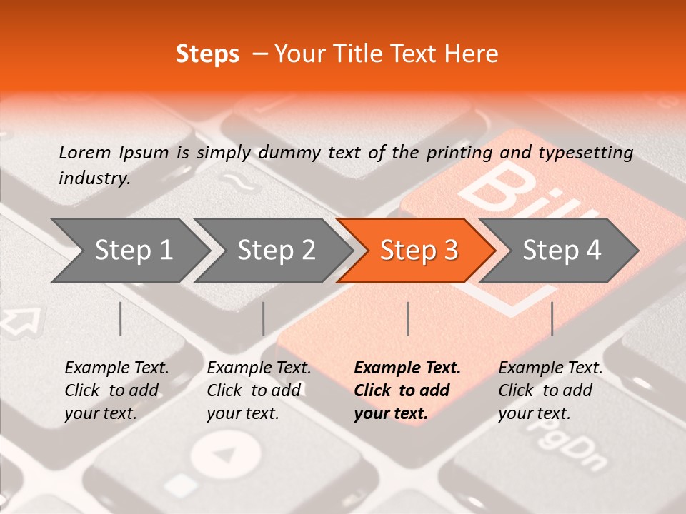 Payment Online Illustration PowerPoint Template