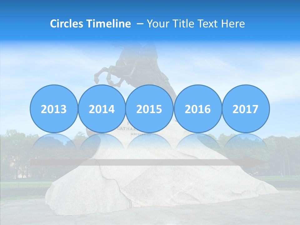 Statue Founder Exterior PowerPoint Template