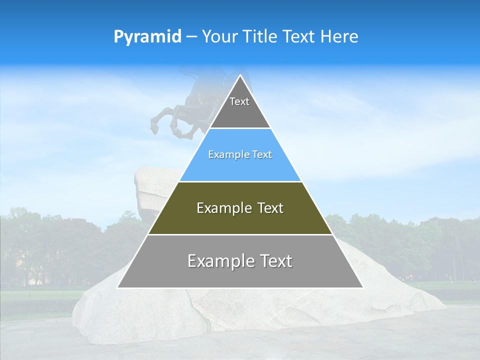 Statue Founder Exterior PowerPoint Template