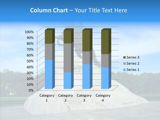 Statue Founder Exterior PowerPoint Template