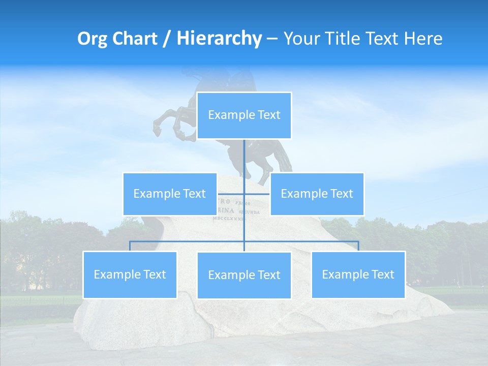 Statue Founder Exterior PowerPoint Template