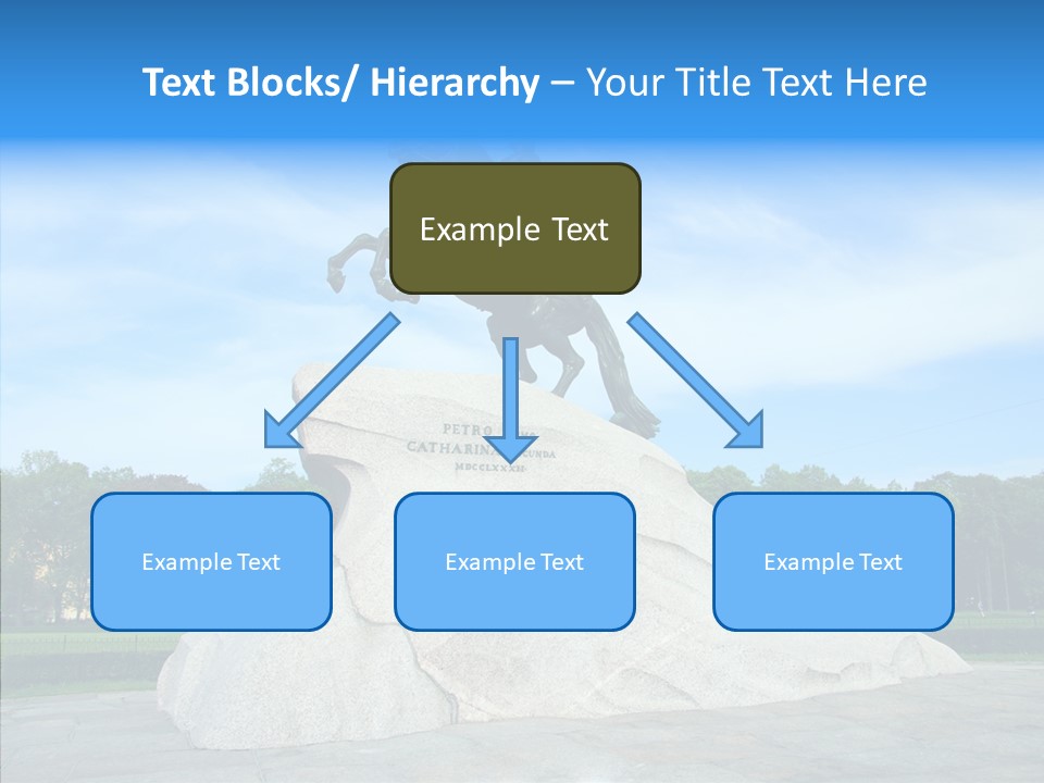 Statue Founder Exterior PowerPoint Template
