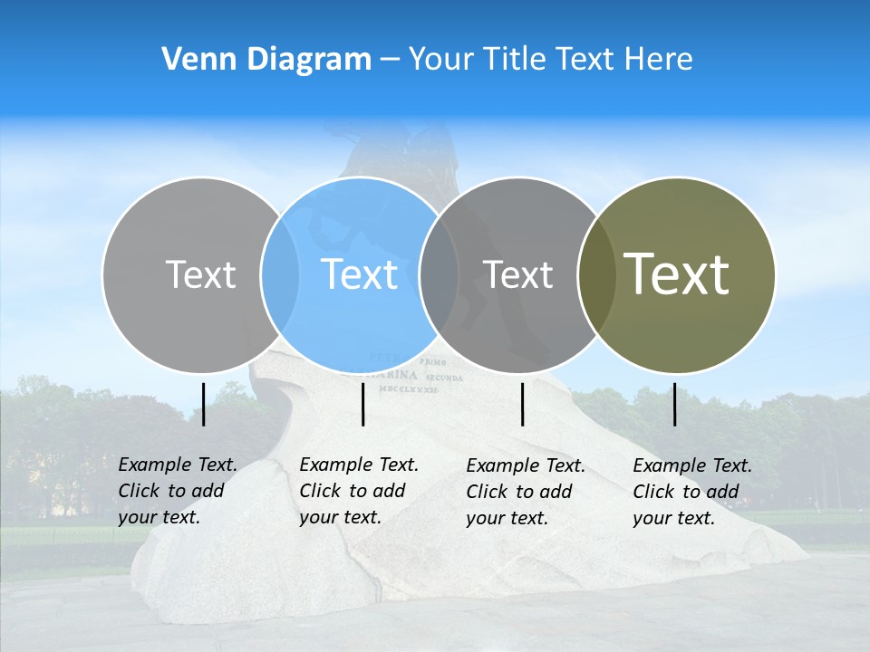 Statue Founder Exterior PowerPoint Template