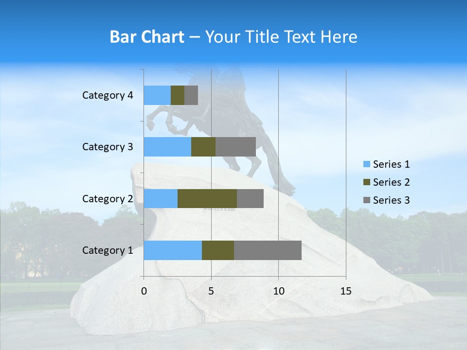 Statue Founder Exterior PowerPoint Template