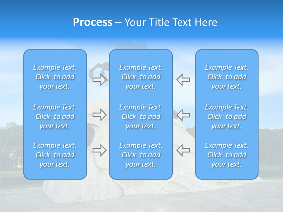Statue Founder Exterior PowerPoint Template