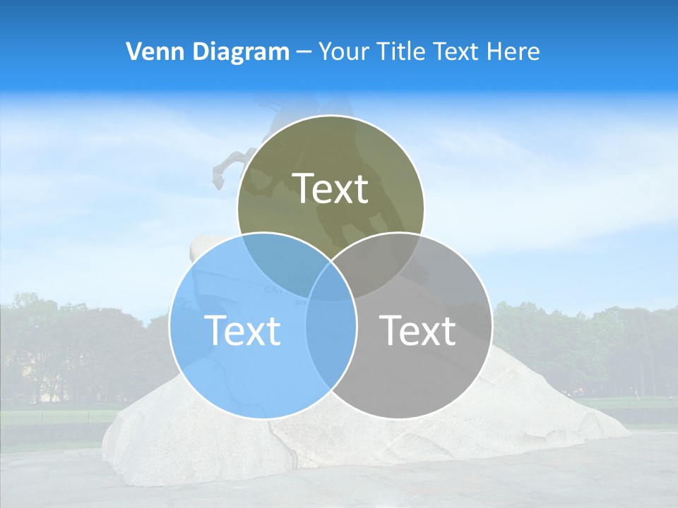 Statue Founder Exterior PowerPoint Template