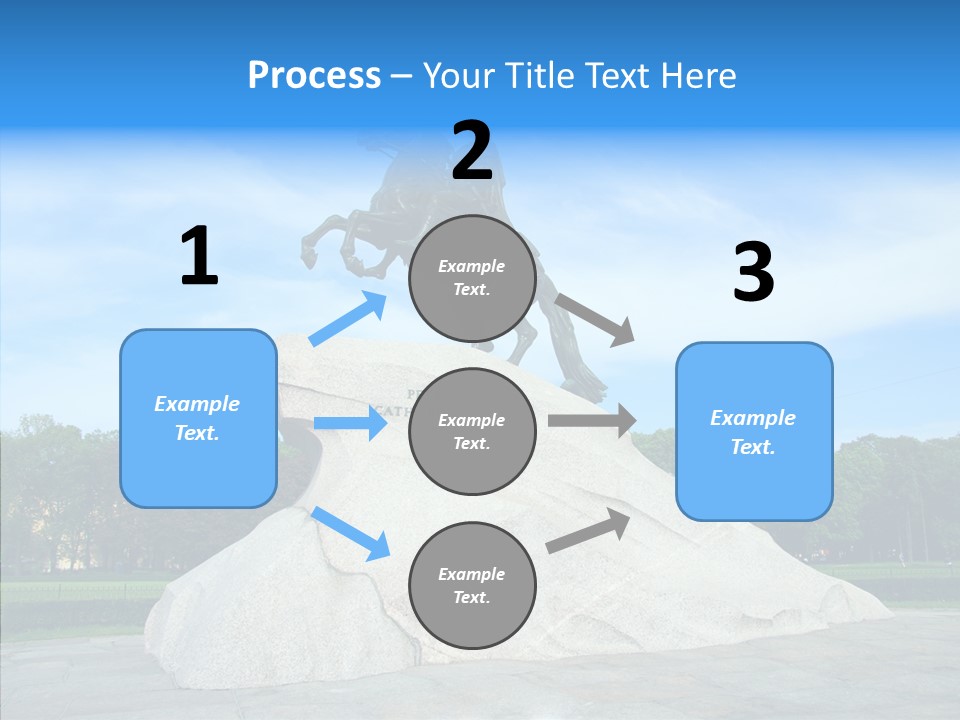 Statue Founder Exterior PowerPoint Template