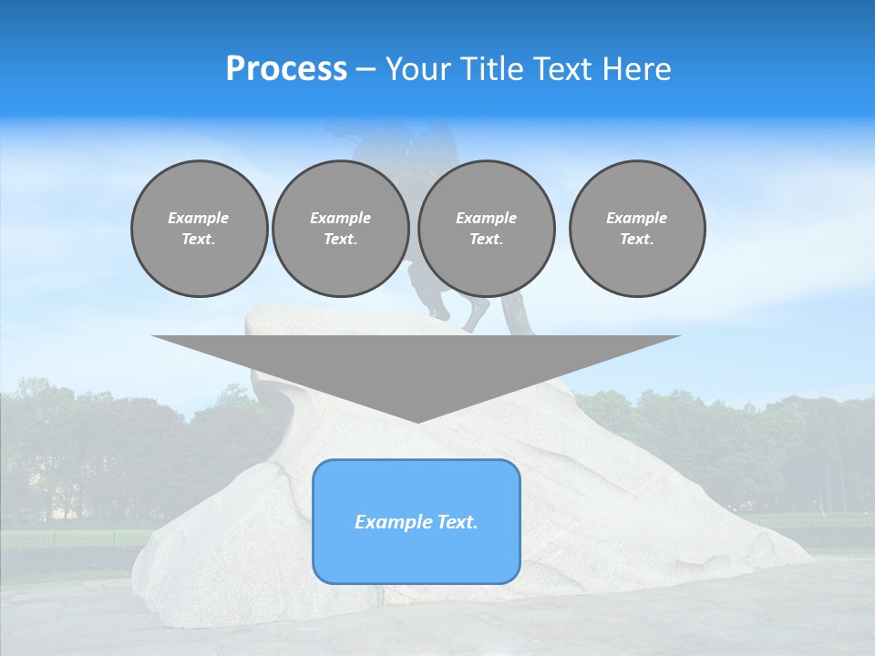 Statue Founder Exterior PowerPoint Template