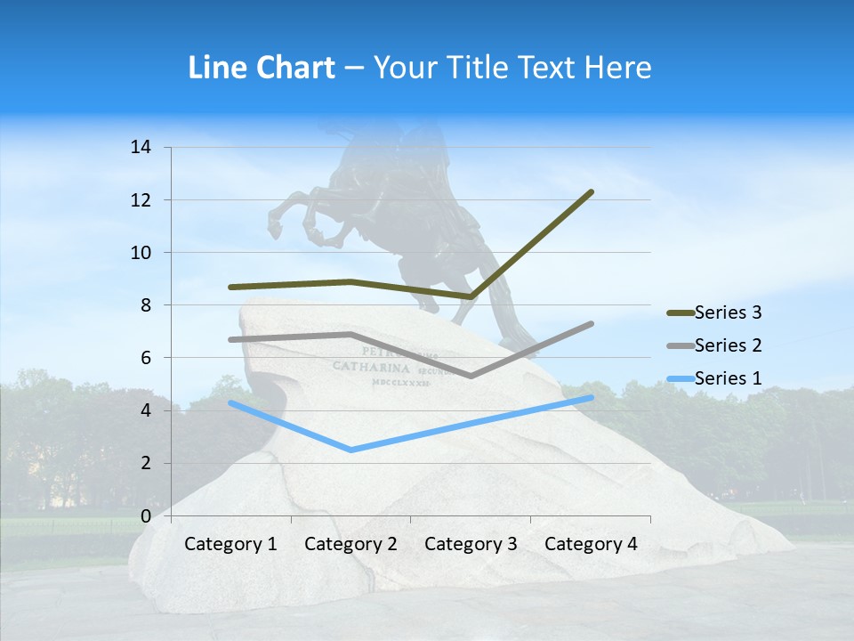 Statue Founder Exterior PowerPoint Template