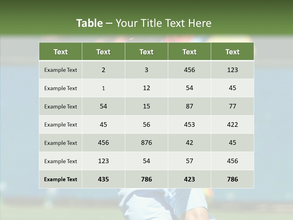 English Angeles United PowerPoint Template