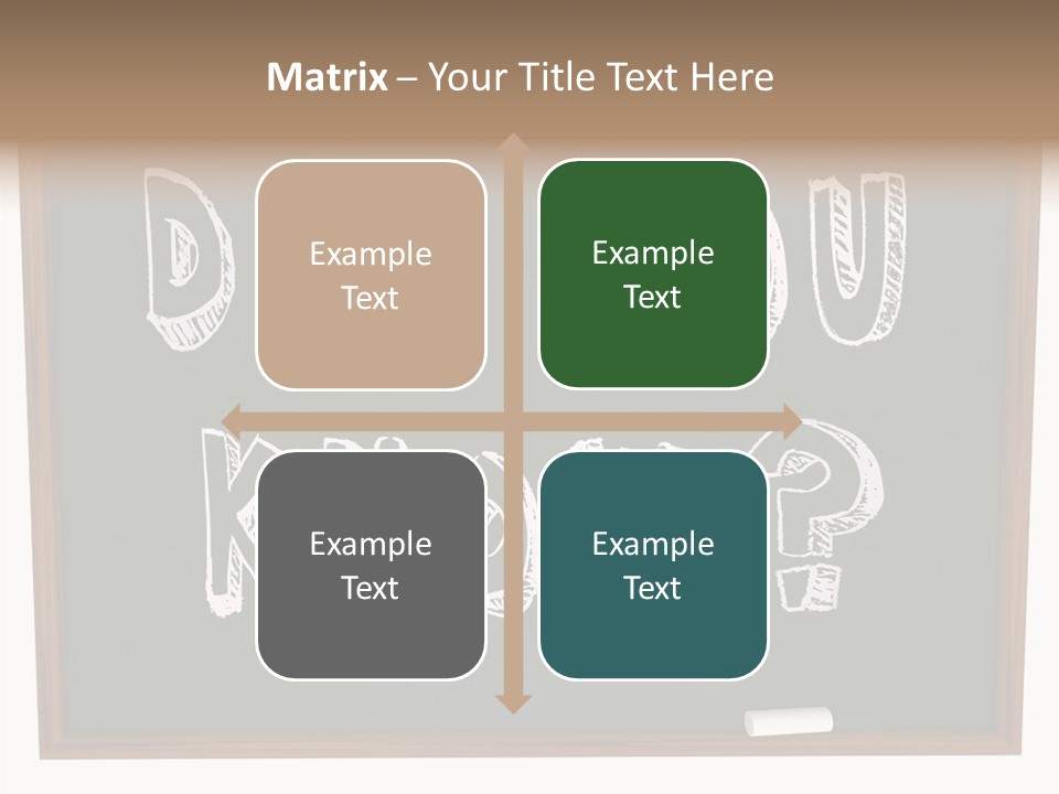 Wisdom Board Wonder PowerPoint Template