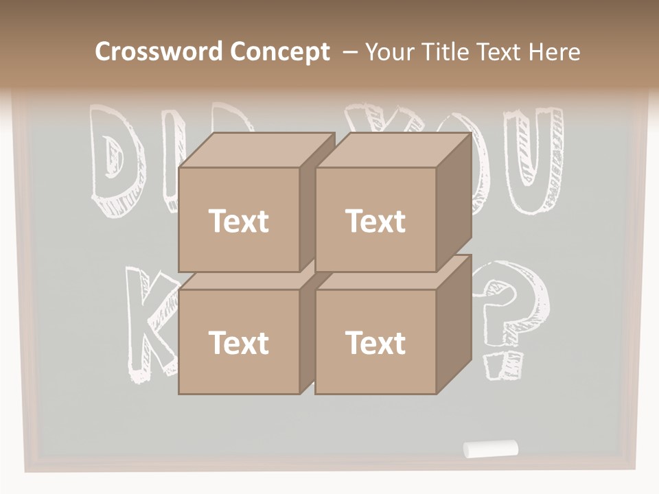 Wisdom Board Wonder PowerPoint Template