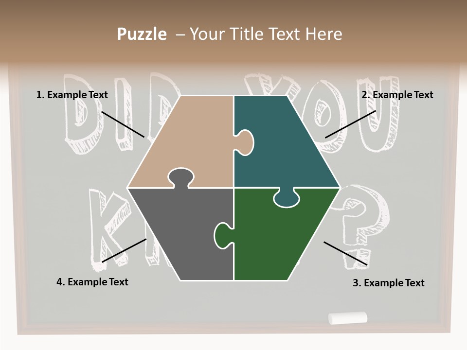 Wisdom Board Wonder PowerPoint Template