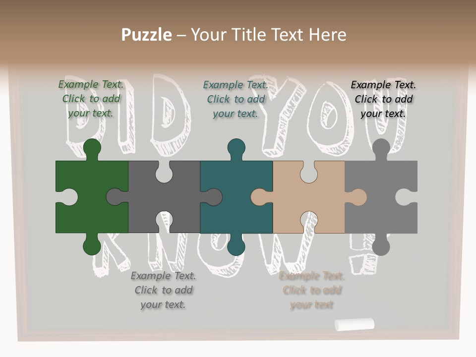 Wisdom Board Wonder PowerPoint Template