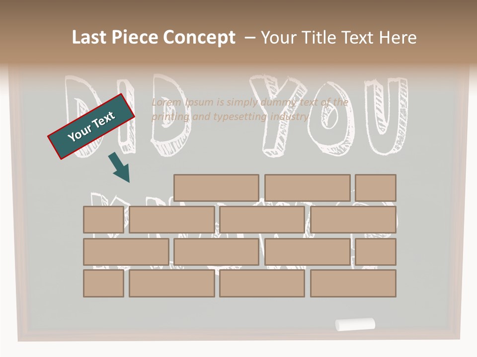 Wisdom Board Wonder PowerPoint Template