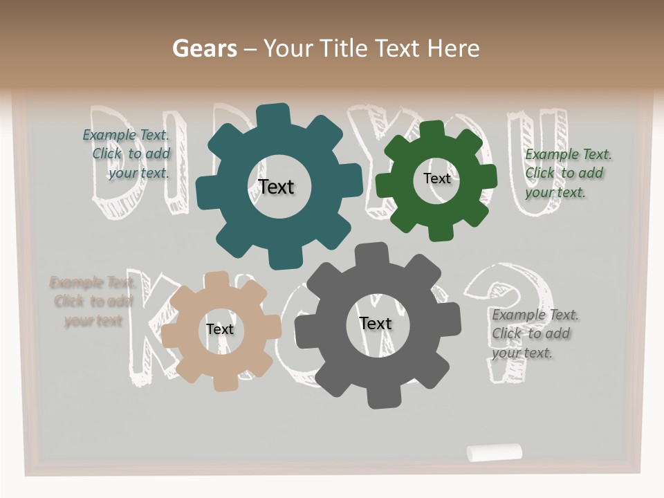 Wisdom Board Wonder PowerPoint Template