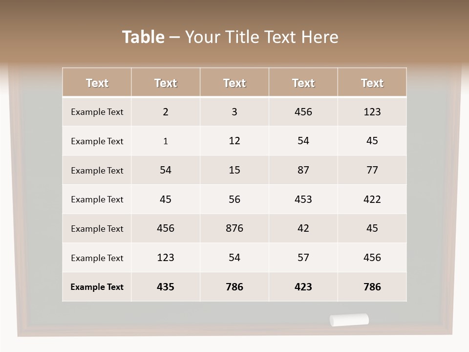 Wisdom Board Wonder PowerPoint Template