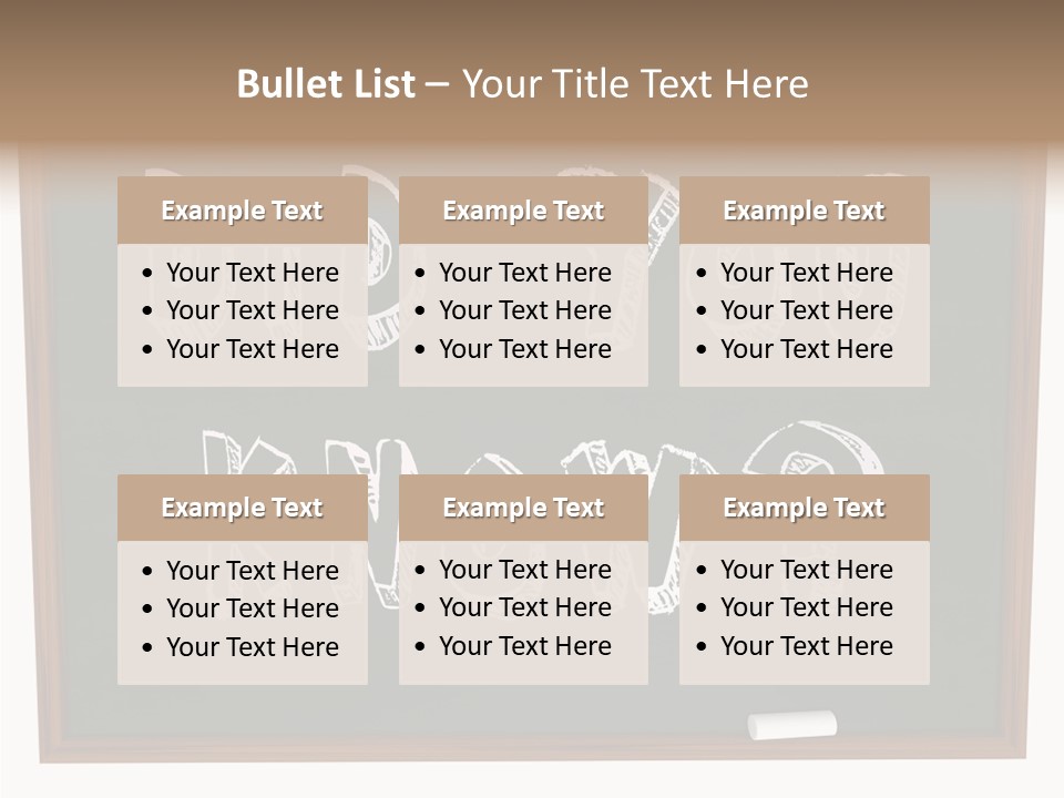 Wisdom Board Wonder PowerPoint Template