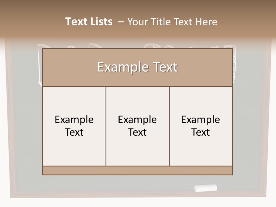 Wisdom Board Wonder PowerPoint Template