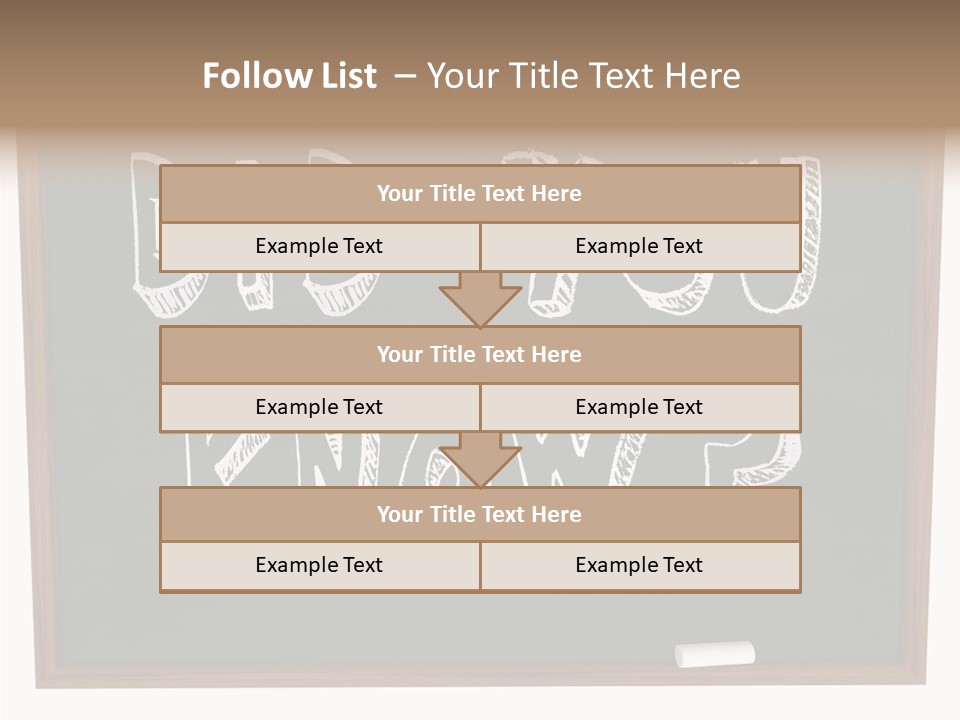 Wisdom Board Wonder PowerPoint Template