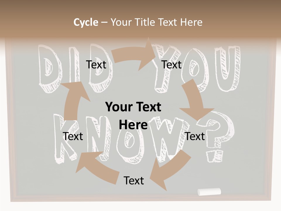 Wisdom Board Wonder PowerPoint Template