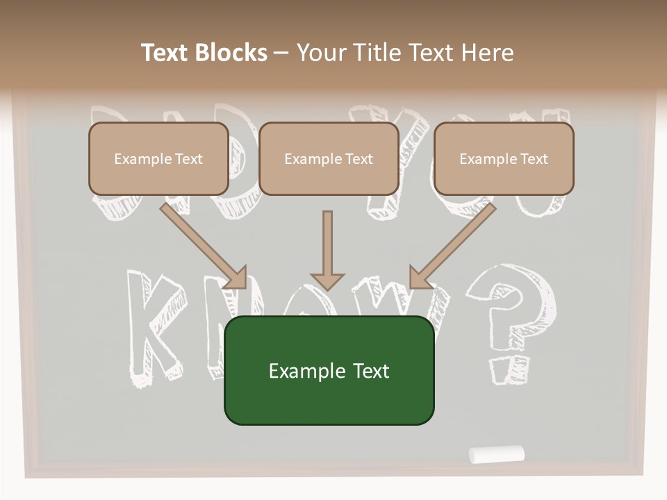 Wisdom Board Wonder PowerPoint Template