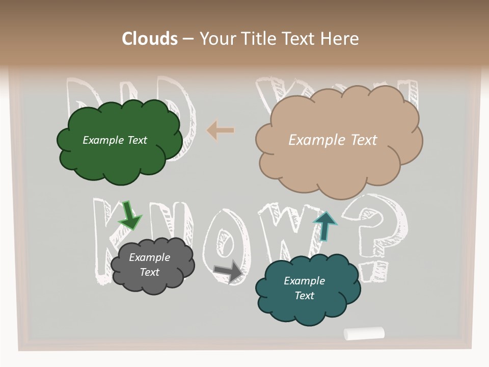 Wisdom Board Wonder PowerPoint Template